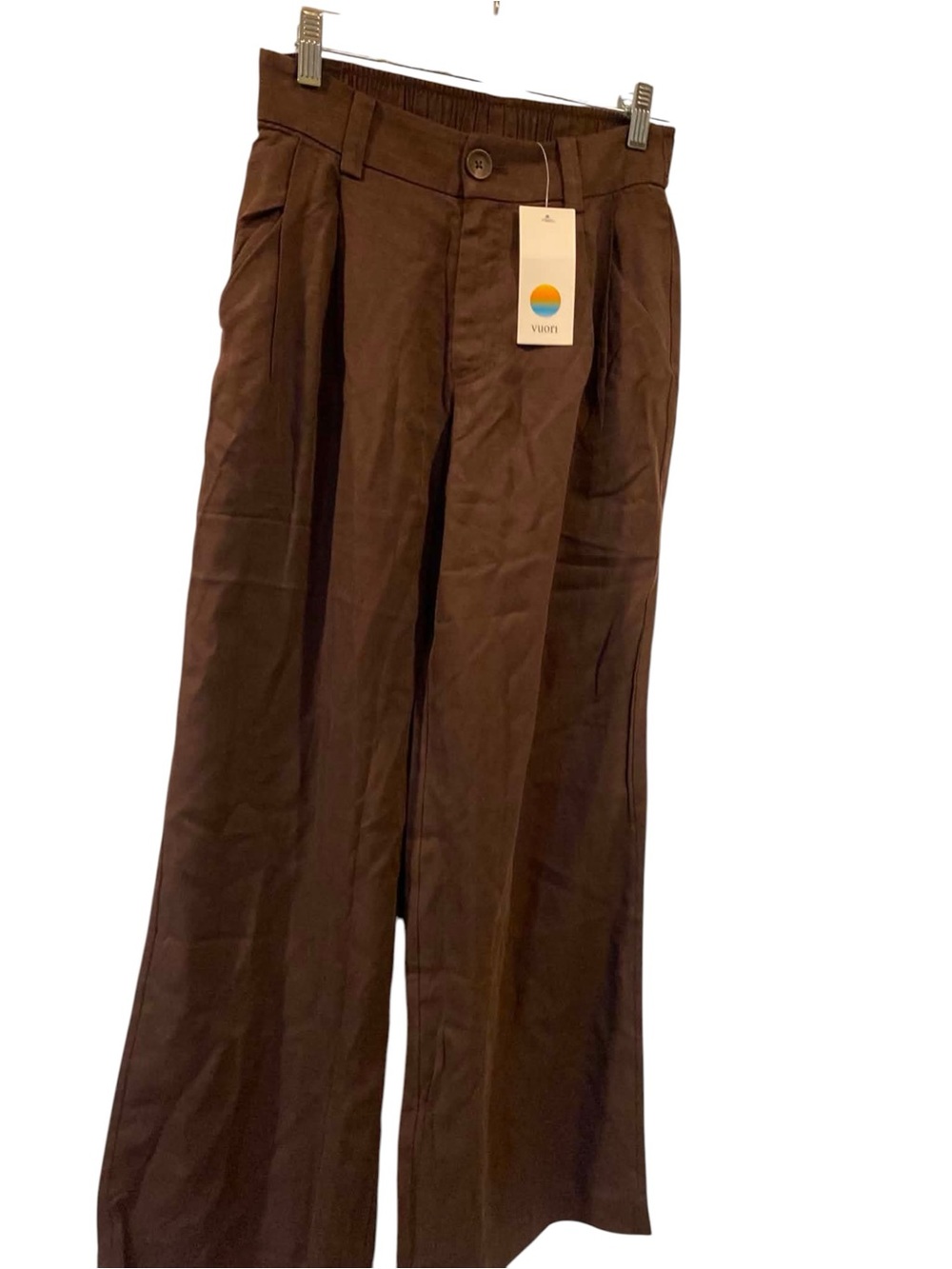 NWT Vuori Trestles Twill Wideleg FRENCH ROAST Size XS - Picture 4 of 6